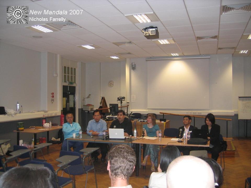 Thailand after the coup, SOAS, London, 2007
