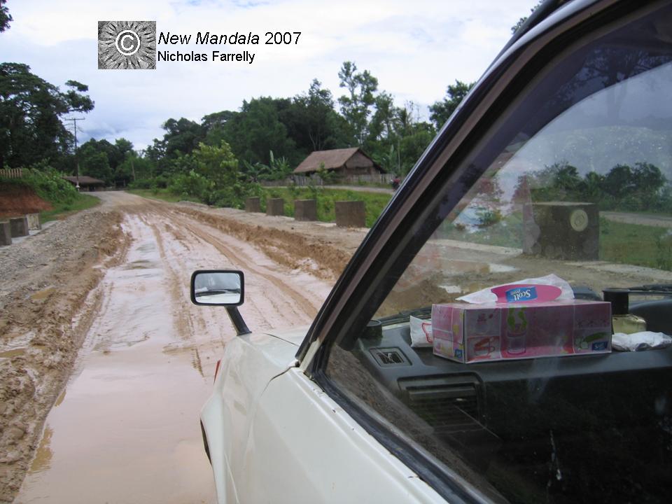 Mud on a Burma road
