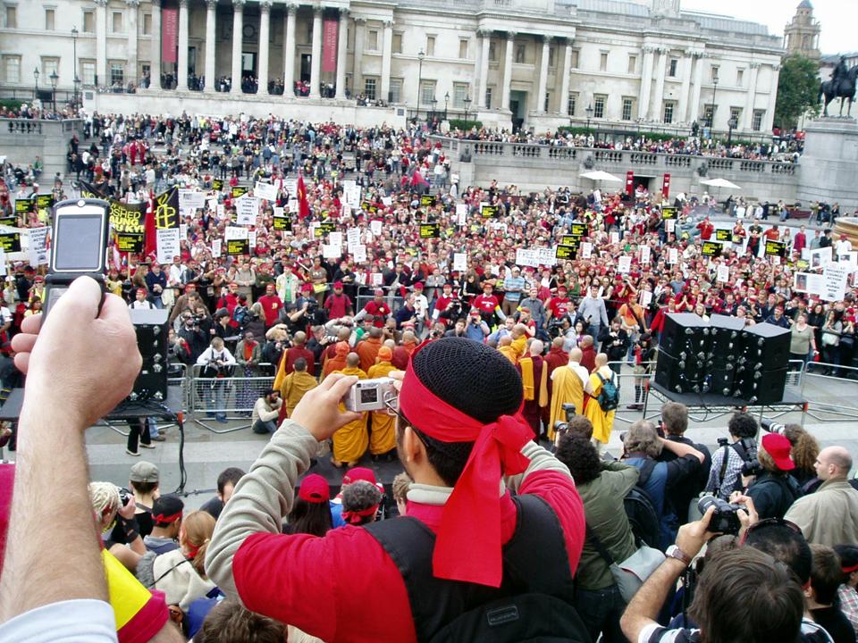 Burma protest in London