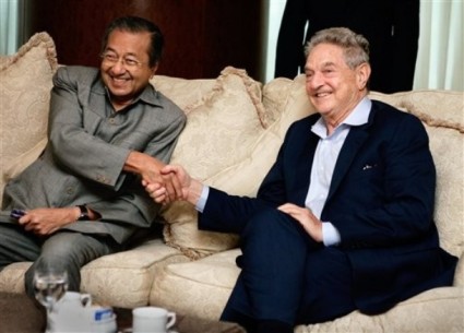 Mahathir and Soros