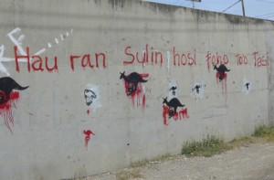 'Our blood runs to the sea'.