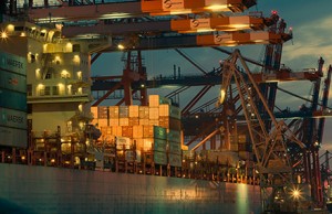 Indonesia's largest port, Surabaya. Photo by Hamburg PORTography on flickr.