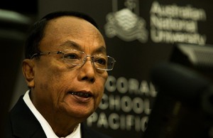 U Khin Myint Aung. Photo by Stuart Hay/ANU media.