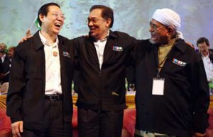 Members of Malaysia's Pakatan Rakyat in happier times.
