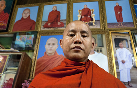 969 leader Ashin Wirathu. Photo: Al Jazeera.