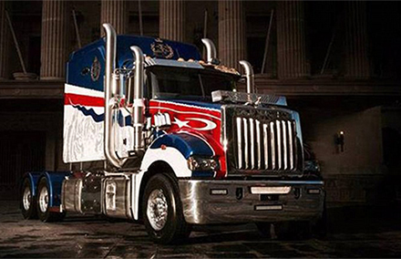 The Sultan of Johor's Transformers inspired truck.  Is the state speeding away from Malaysia?