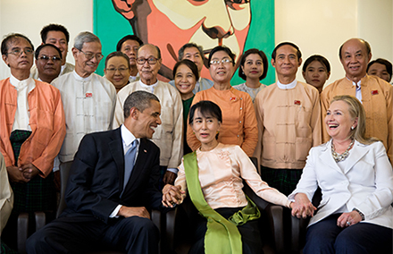 A president and two hopefuls. Photo: Wikimedia commons