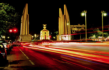 Bangkok's democracy monument. Photo: Kasama Seng/Wikimedia commons