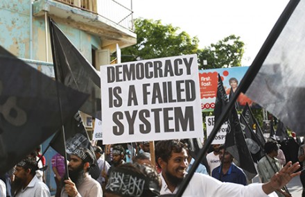 Anti-democracy campaign in the Maldives. Photo: Wikimedia commons