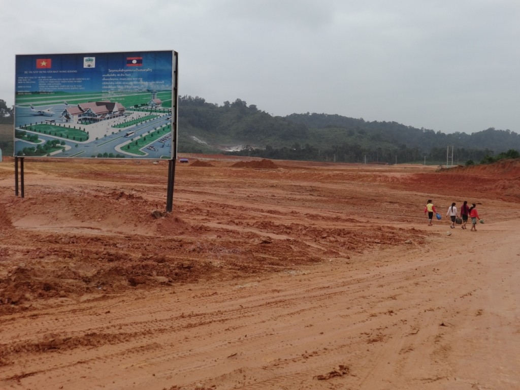 Lao-Vietnamese cooperation; the new airport in Houaphan. Photo: Oliver Tappe