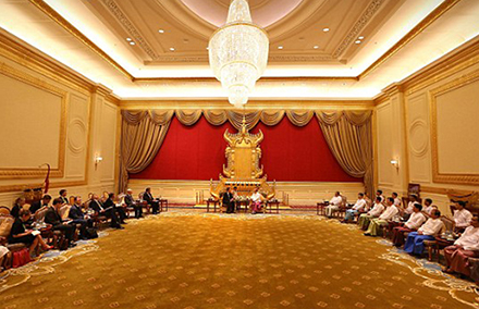 Who will take Thein Sein's seat in the presidential palace?