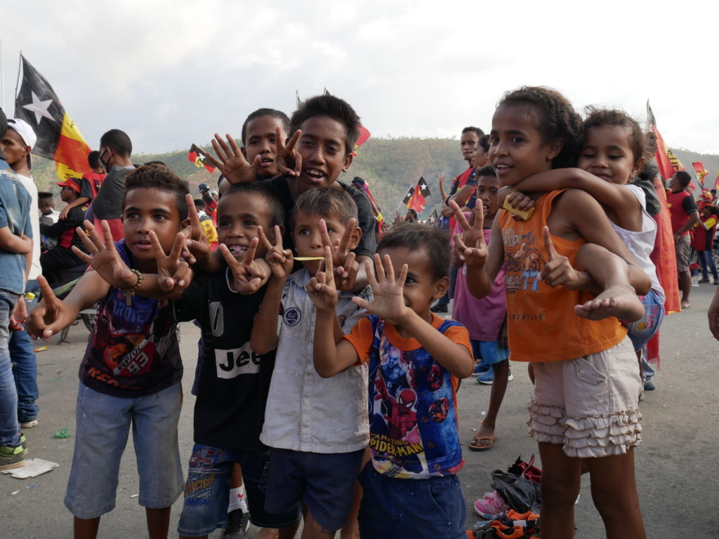 Fretilin rally kids - New Mandala