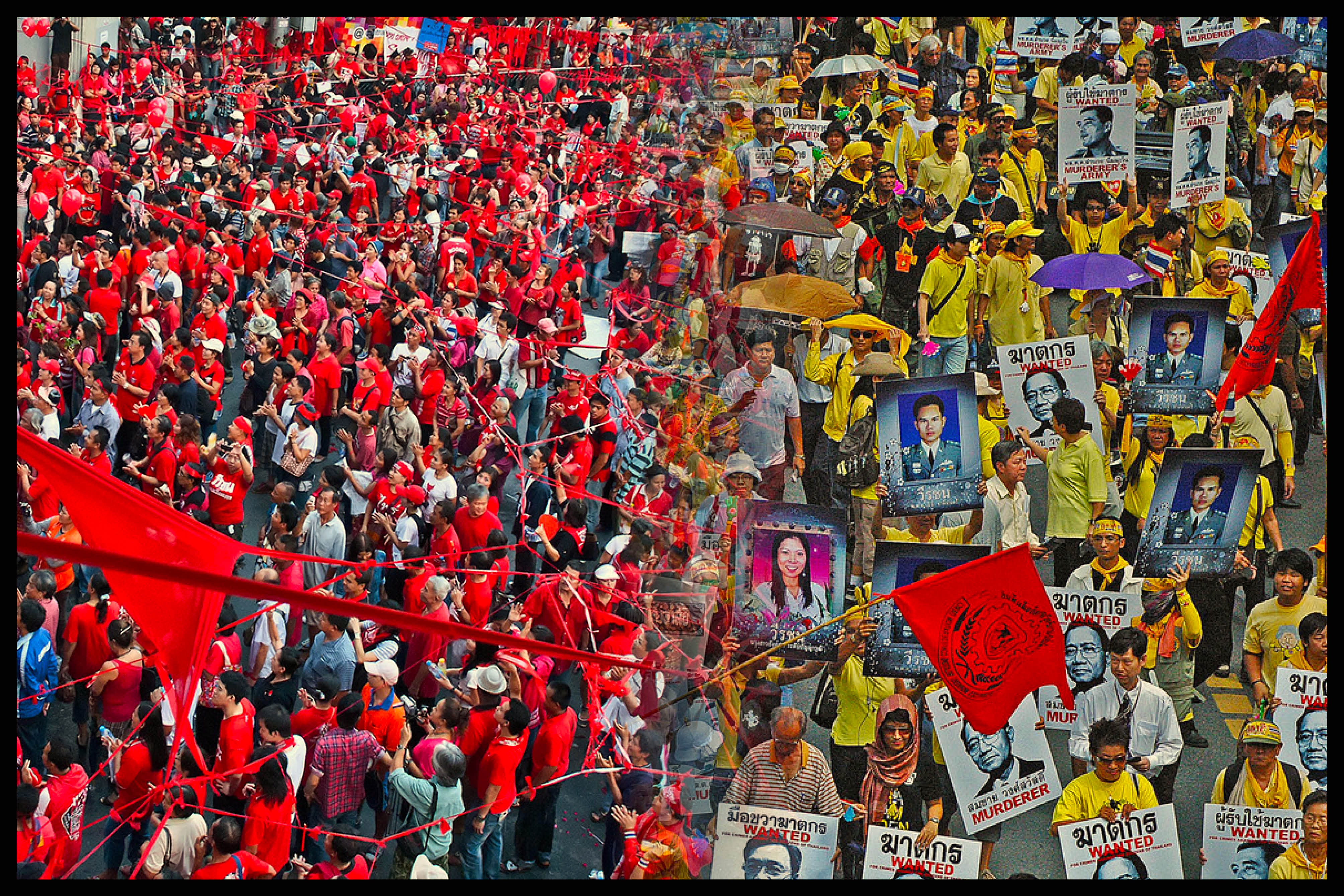 Camisas rojas contra amarillas en Tailandia | Liam Gammon / New Mandala