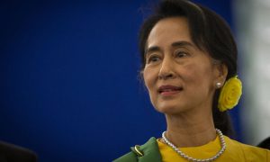 Daw Aung San Suu Kyi. Photo from Wikimedia commons.