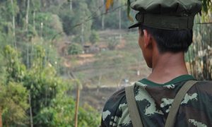 Kachin soldier. Photo by Allyson Neville-Morgan on flickr https://www.flickr.com/photos/anevillemorgan/