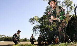 Indonesian soldiers train in Australia. Photo by Department of Defence.