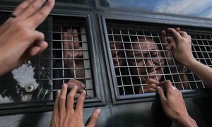 Some of the arrested Thai students. Photo from HRW.